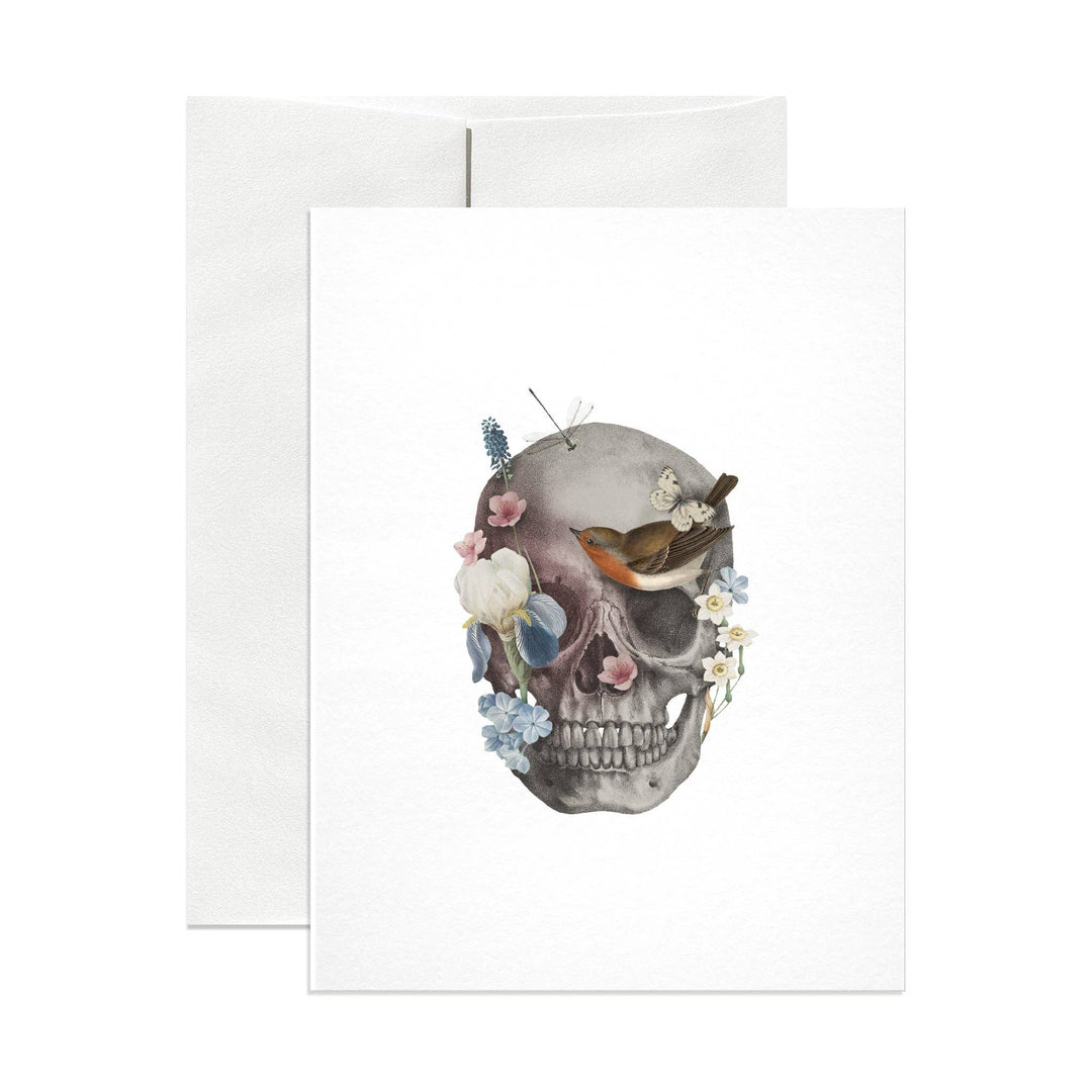 Skull Greeting Card