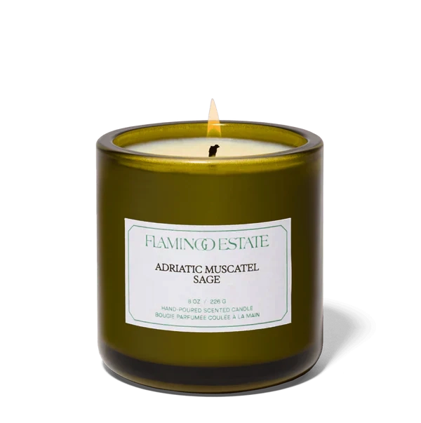 Adriatic Muscatel Sage Flamingo Estate Candle