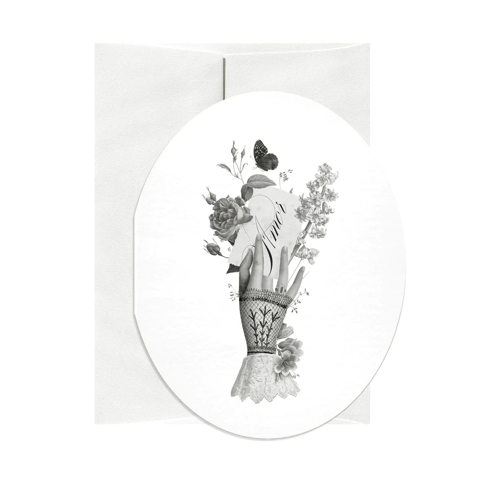 Amor Oval Card