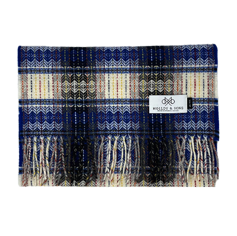 Fine Diamond Scarf, Blue