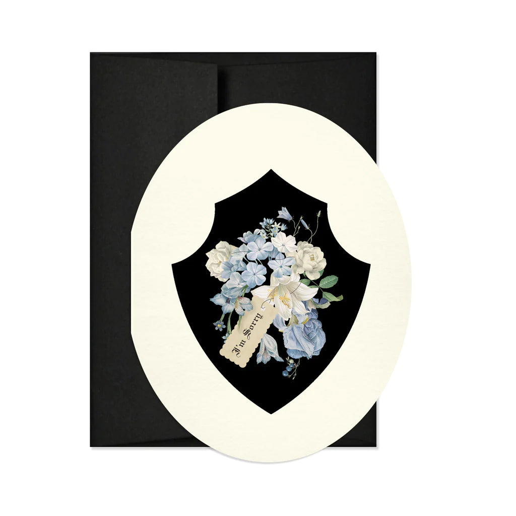 I'm Sorry Bouquet Oval Card