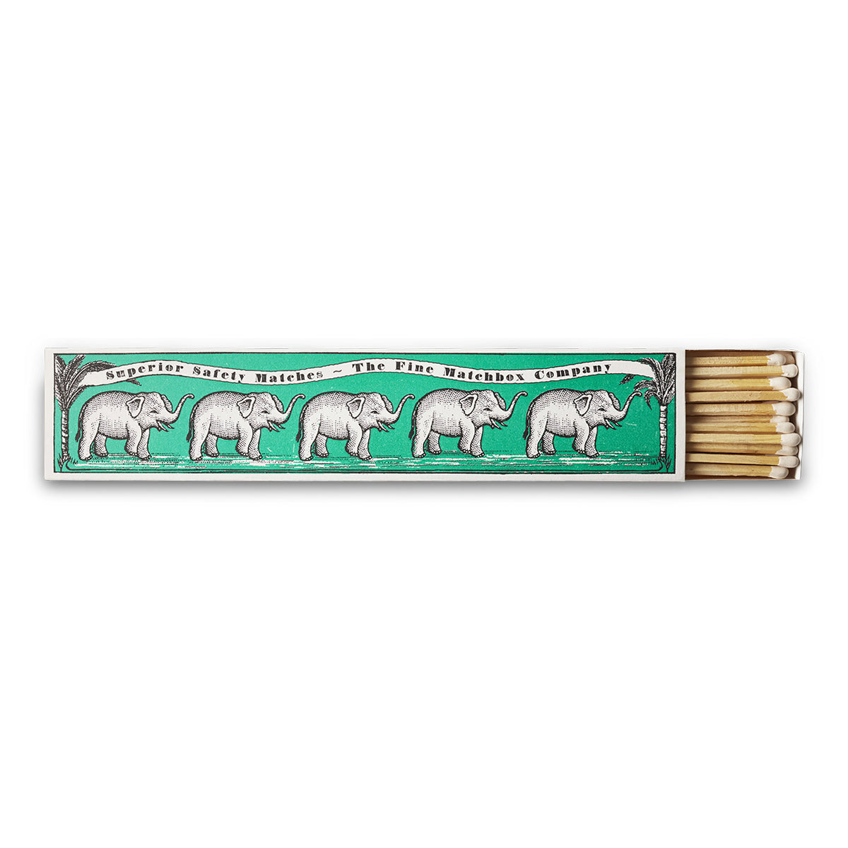 Green Elephants Long Matchbox – House of Brinson