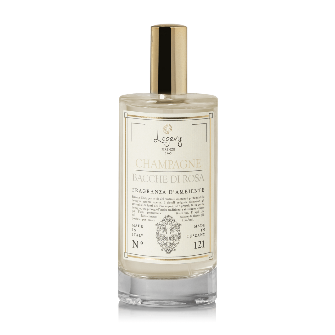 Logevy Champagne e Bacche di Rosa Room Spray