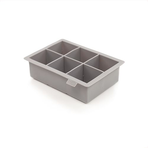 Ripple Cocktail Ice Mold - Charcoal