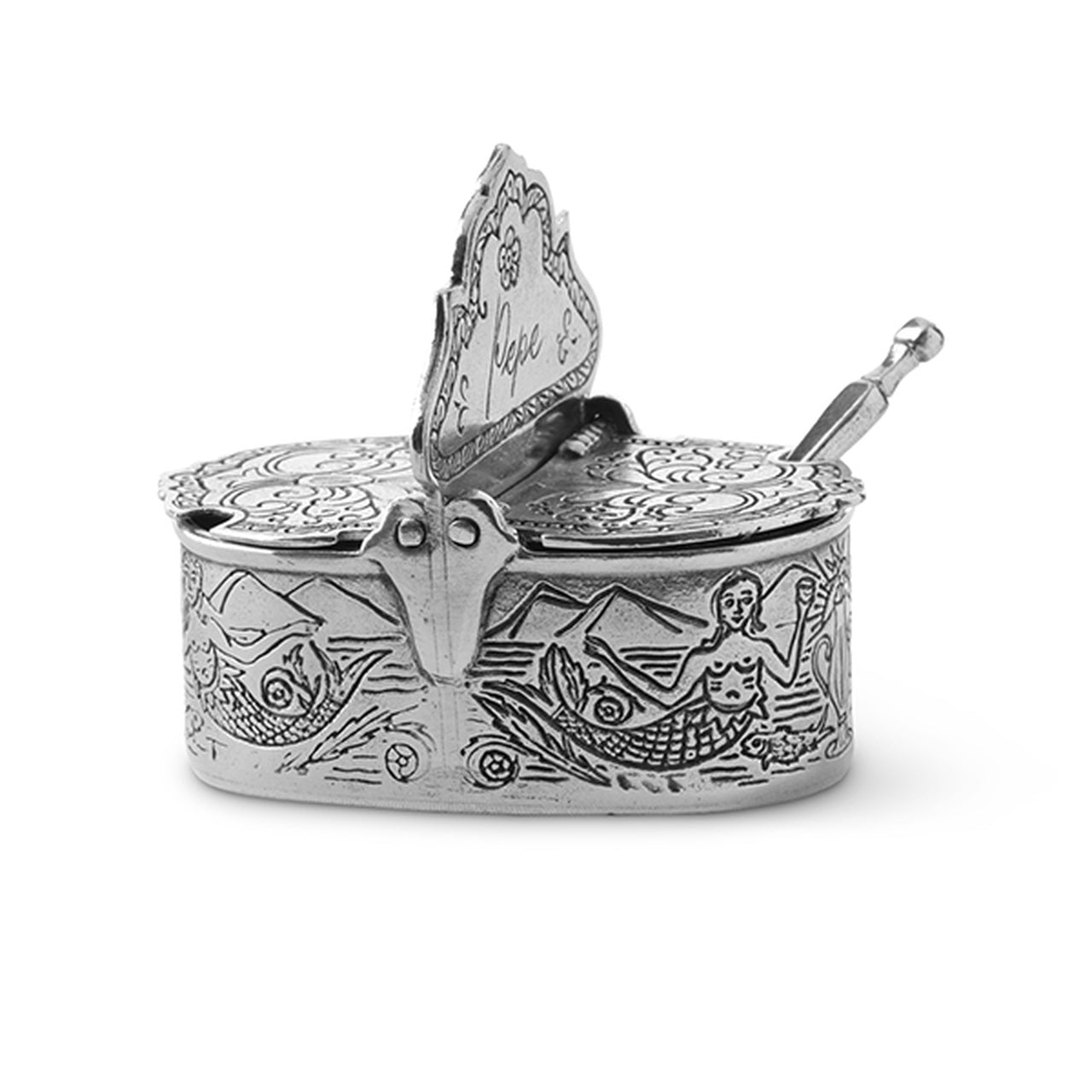 Tavola Salt & Pepper Cellar with Spoon House of Brinson