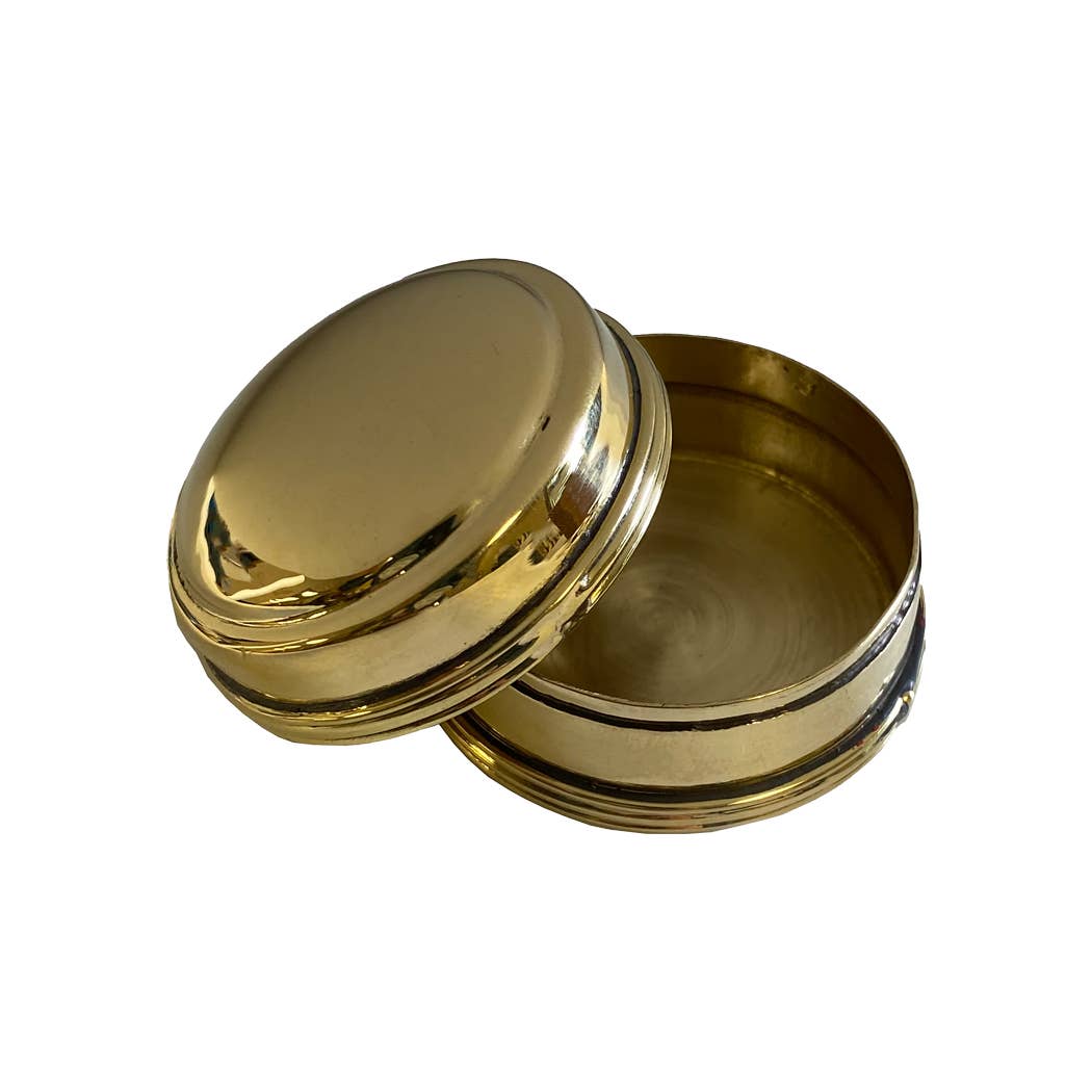 Brass Pill Box