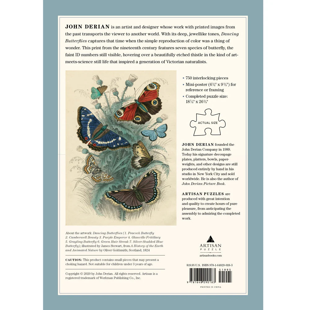 Dancing Butterflies Puzzle by John Derian