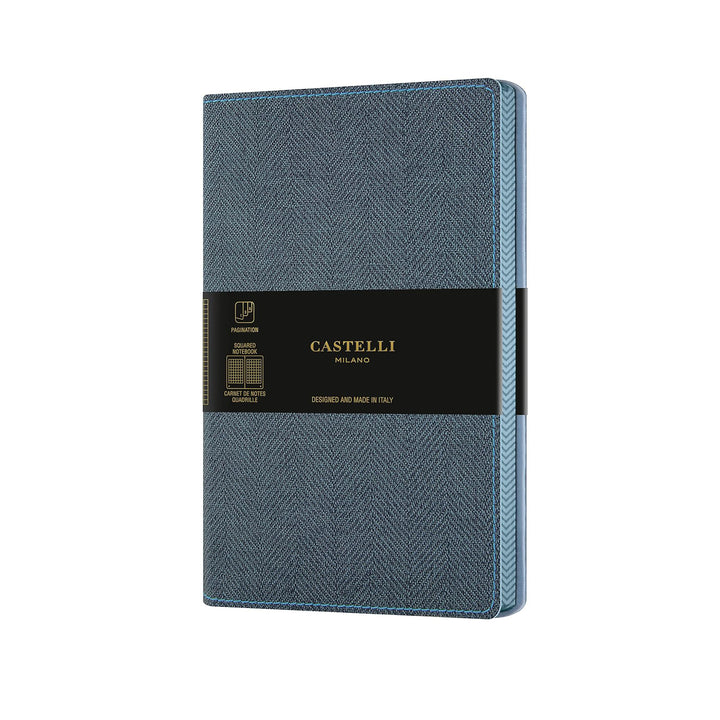 Harris Tweed in Slate Notebook