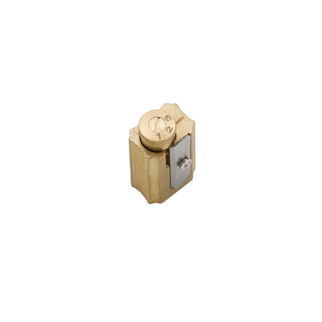 DUX Brass Pencil Sharpener with Case