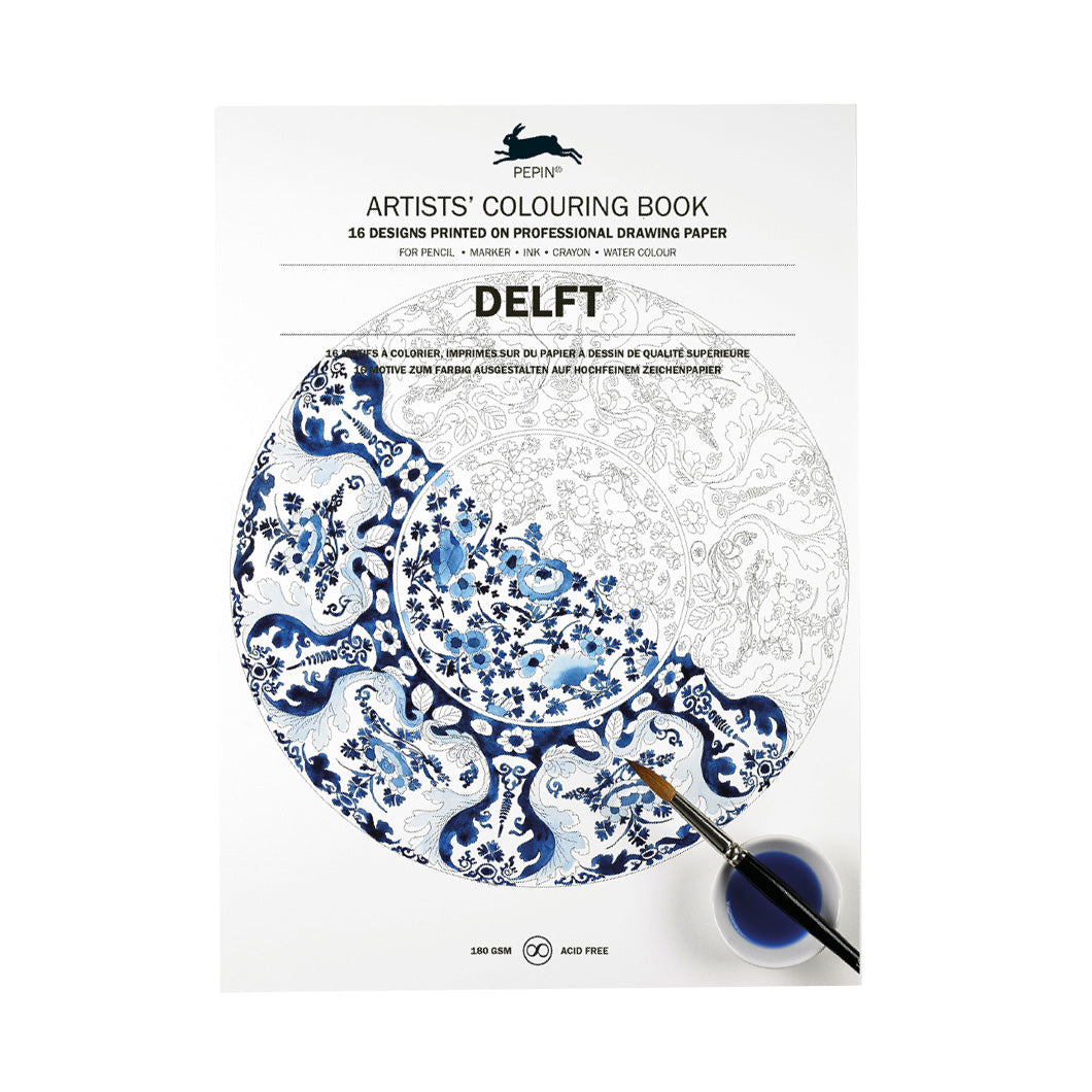 Delft - Artists' Colouring Book