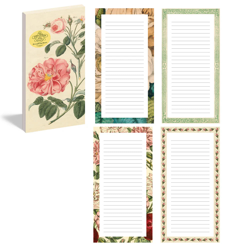 Everything Roses Notepad by John Derian