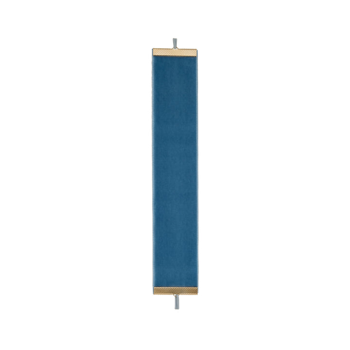 Book Lapel in Blue Velvet
