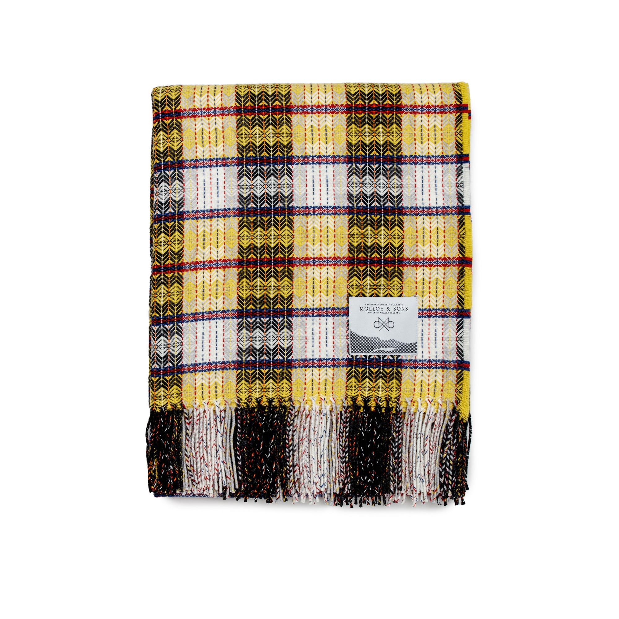 Molloy & Sons Diamond Weave Throw - Thumbnail 2