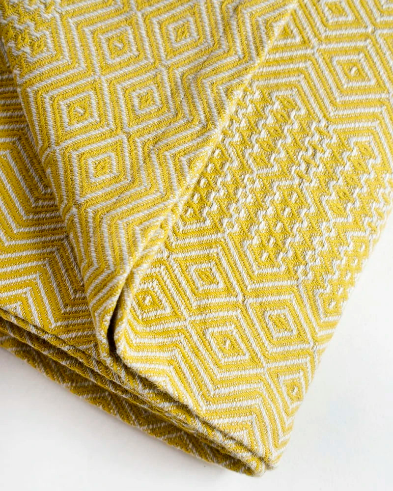 Bakuba Coverlet  - Turmeric