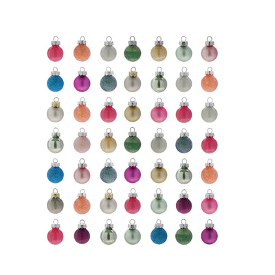 Mini Pastel Ornaments, Set of 49