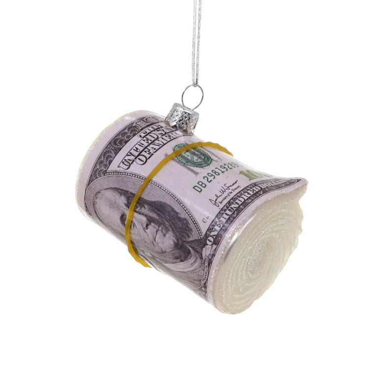 Roll of Cash Ornament, AKA House Fund