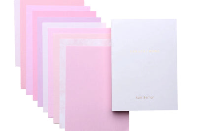 Memoterior Note Pad in Sakura Momo / Cherry Blossom Pink Shades