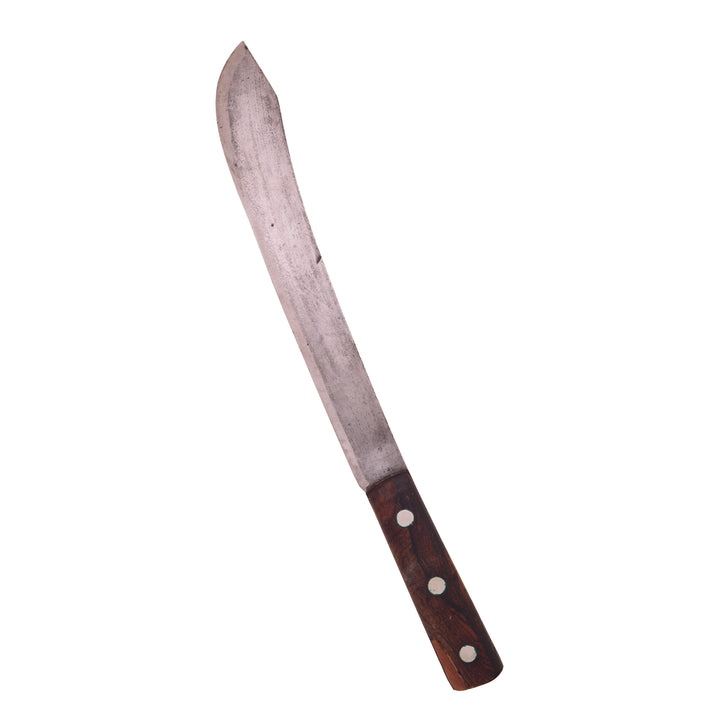 12" Carbon Steel Butchers Knife Unbranded