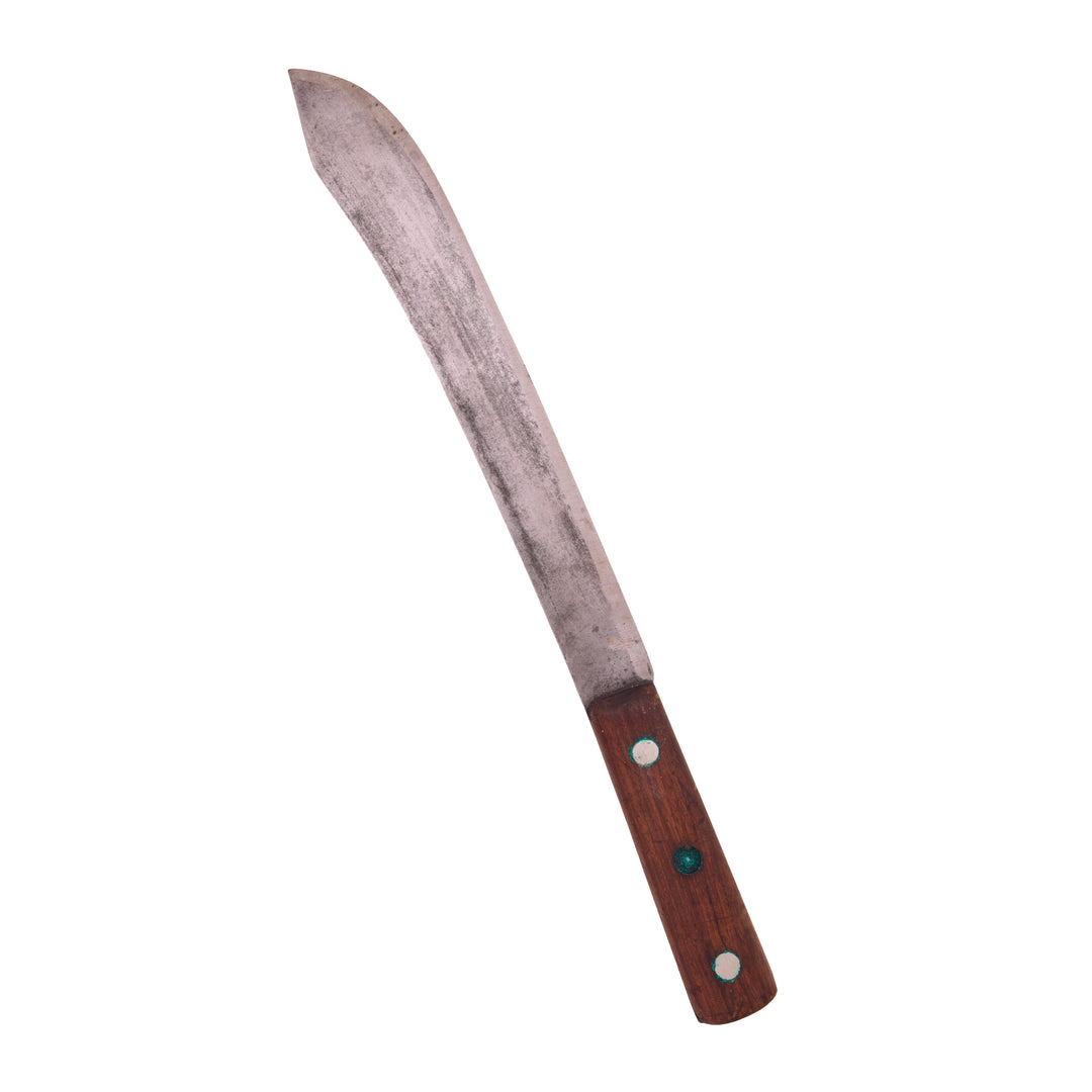 12" Carbon Steel Butchers Knife Unbranded