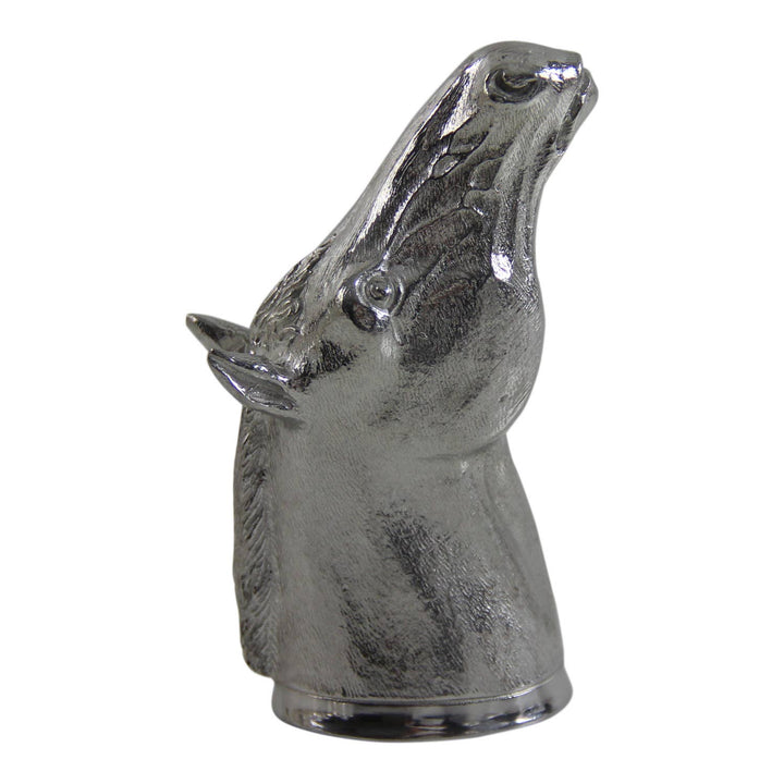 Pewter Horse Head Jigger