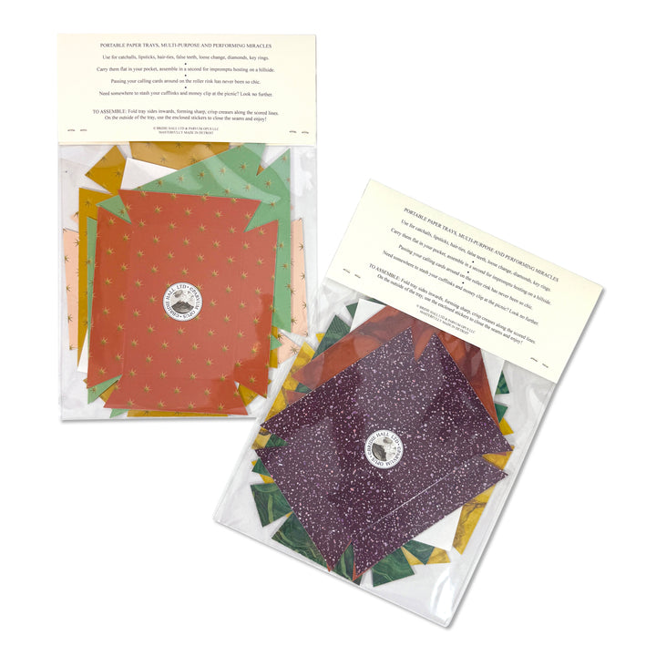 Shells Paper Trays, Set of 4