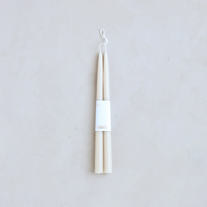 The Floral Society - Dipped Taper Candles Parchment