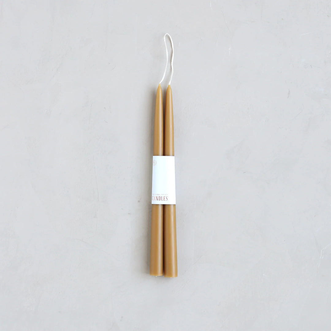 The Floral Society - Dipped Taper Candles Miel