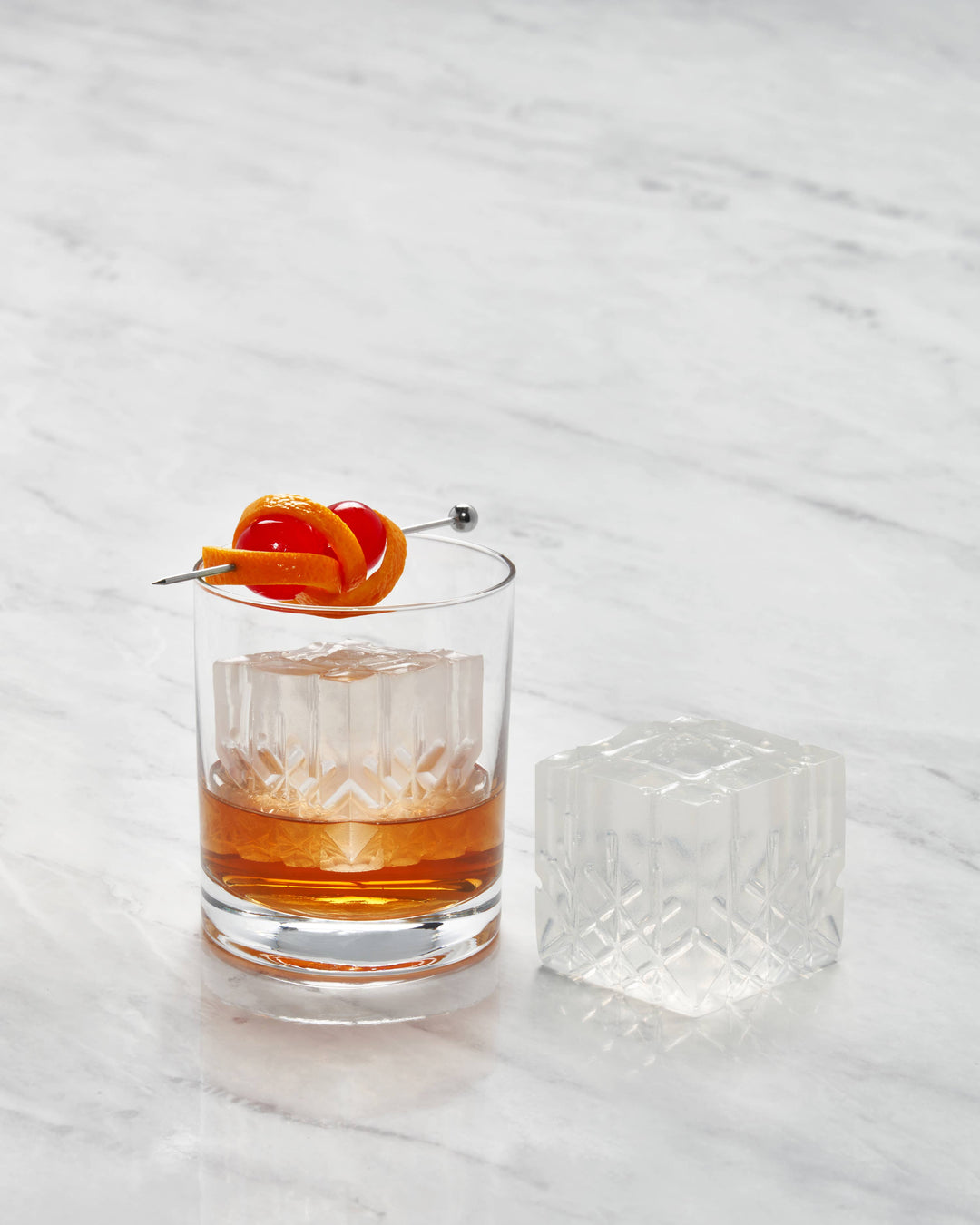 Cocktail Ice Tray, Crystal Prizm