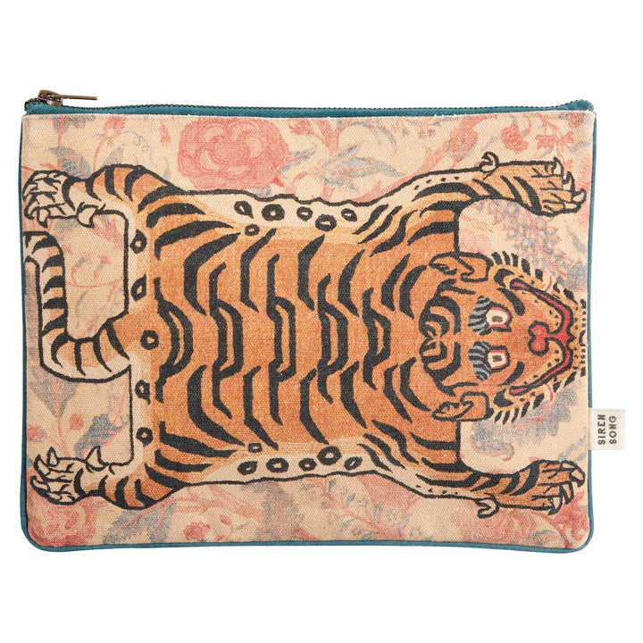 Tiger Canvas Pouch