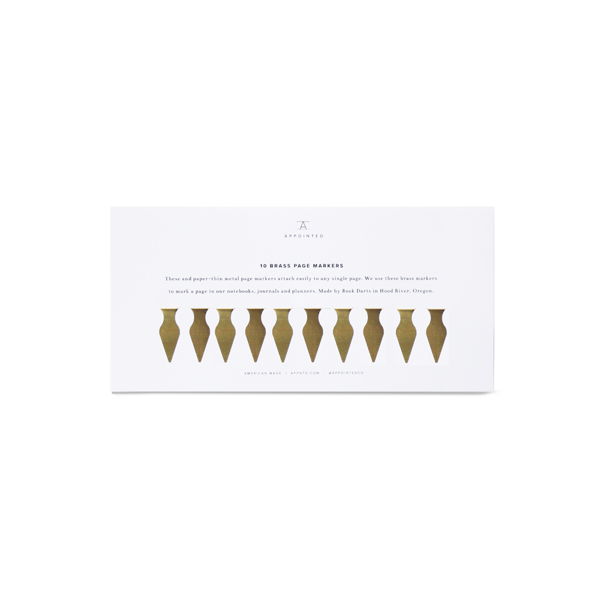 Brass Page Markers
