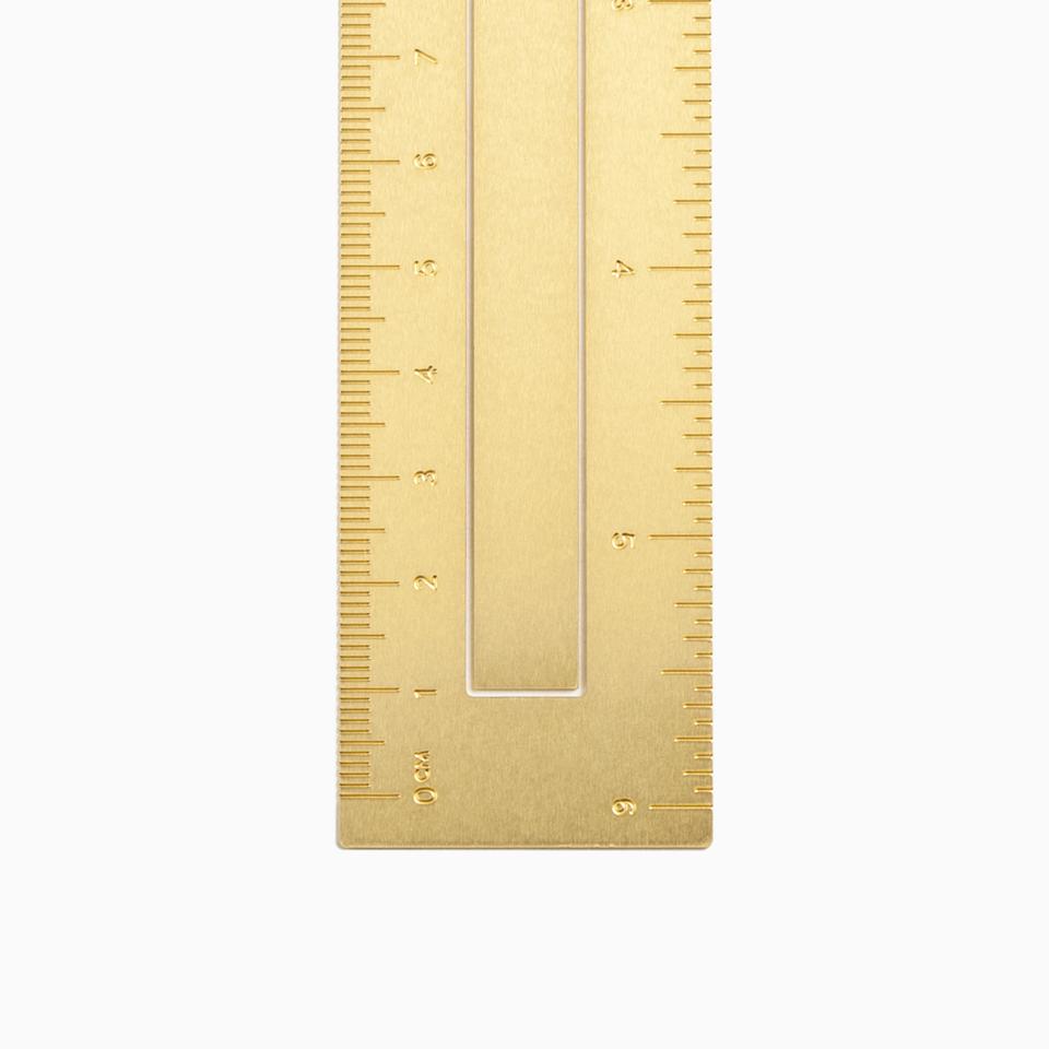Brass Bookmark Ruler – House of Brinson