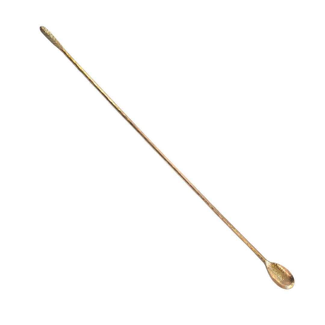 Feather Brass Bar Spoon 12"