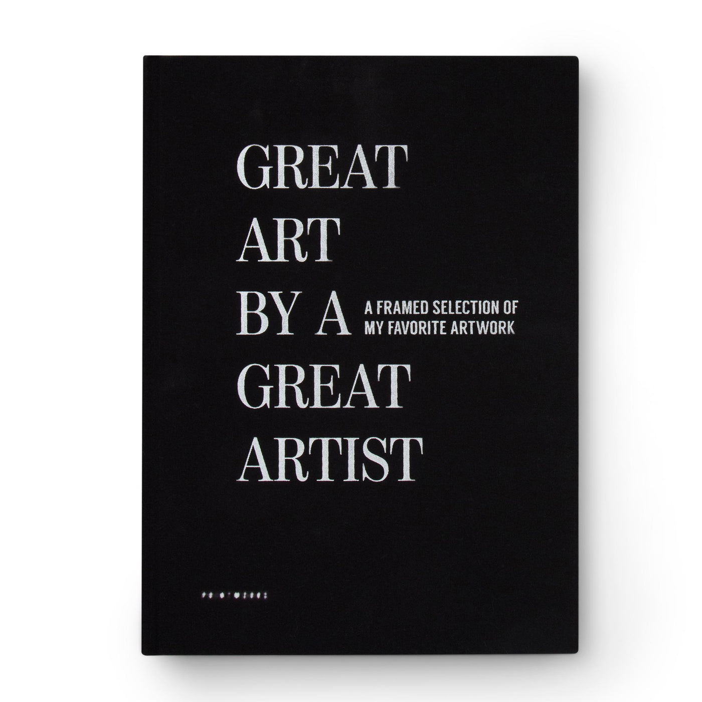 Great Art by A Great Artist Book Album - Black