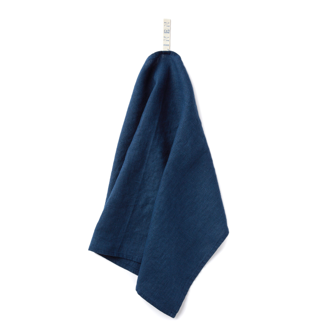 Linen Kitchen Towel - Navy