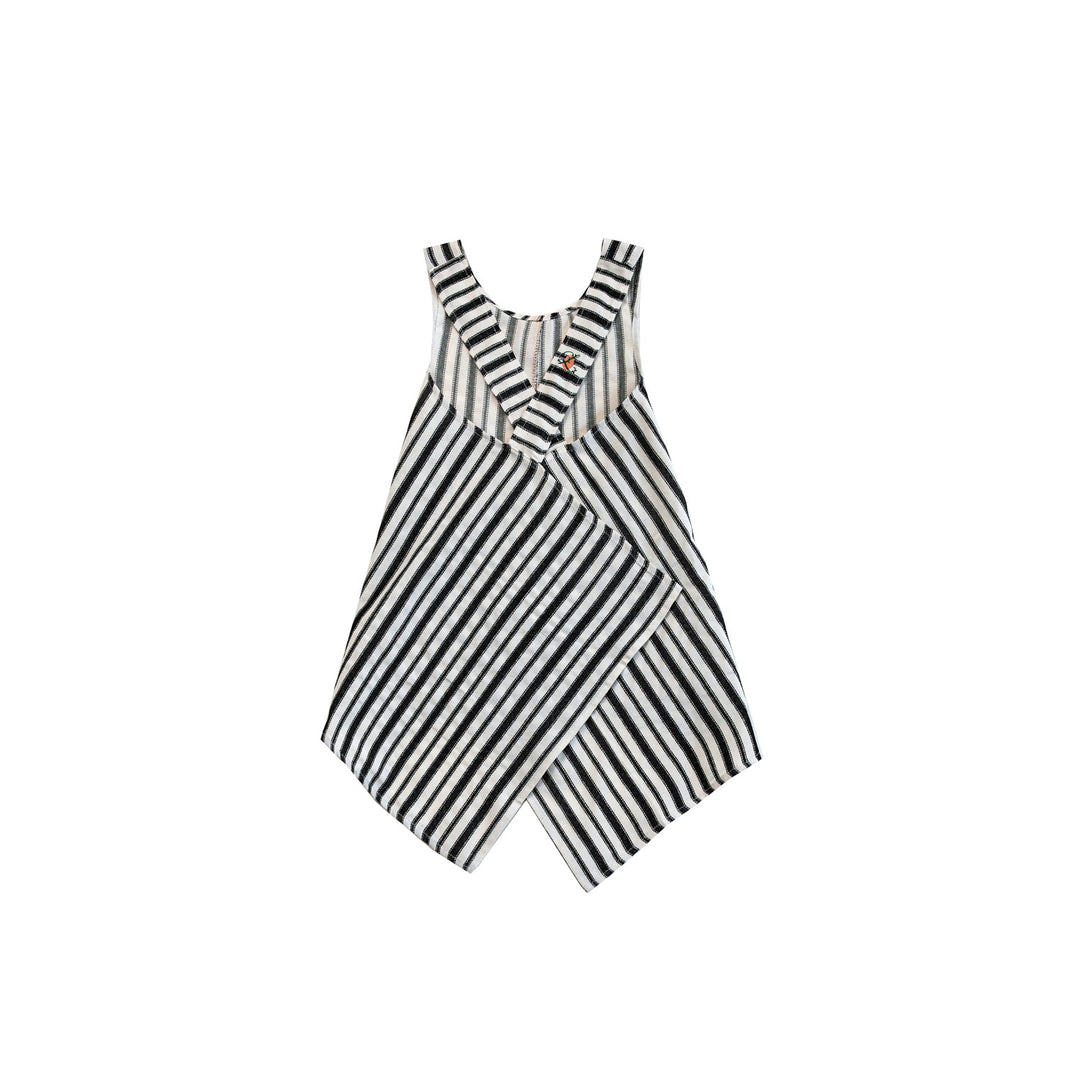 Kids Apron in Black Stripes