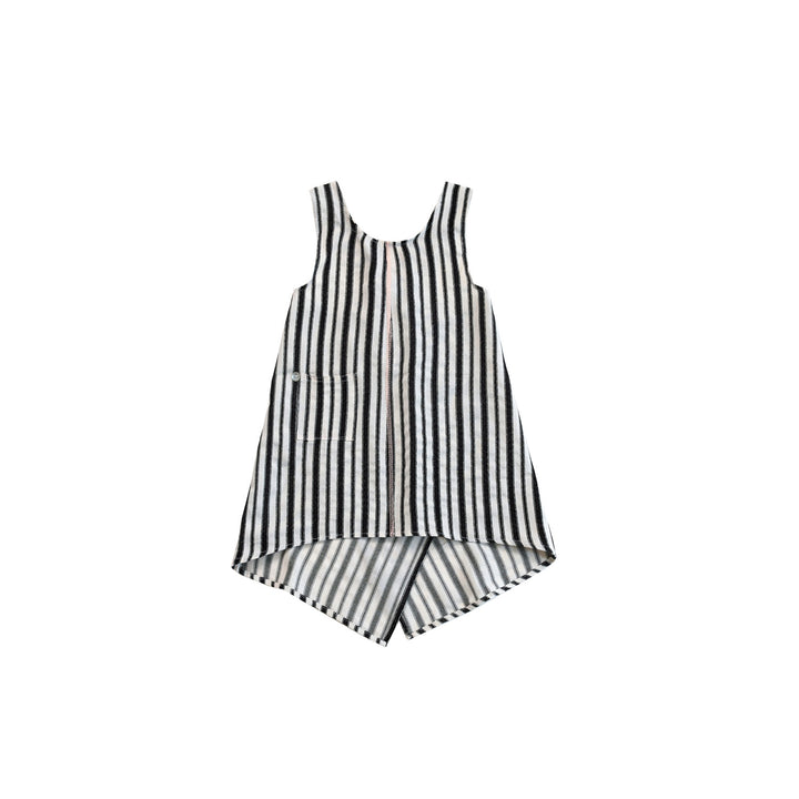 Kids Apron in Black Stripes