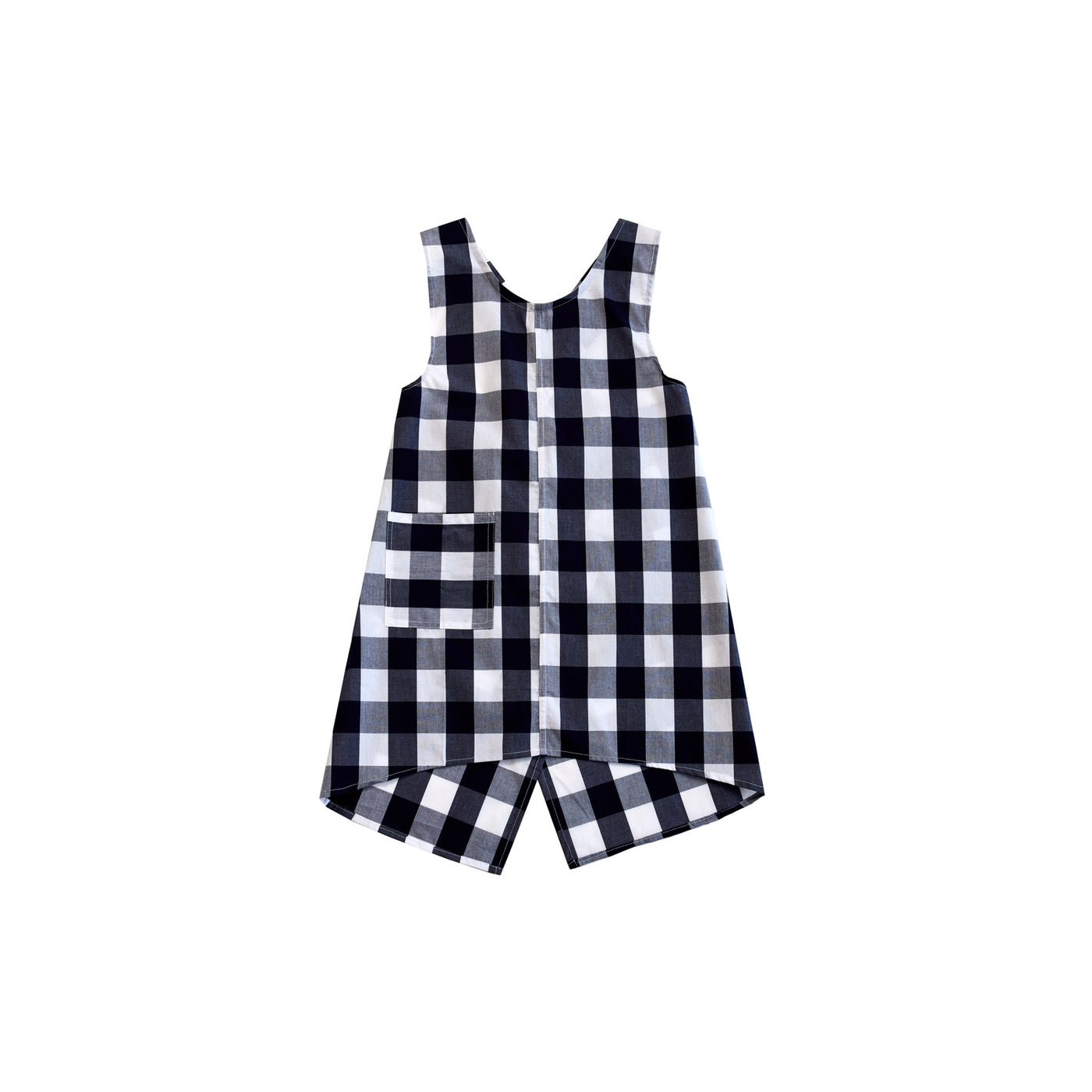 Kids Apron in Navy Gingham