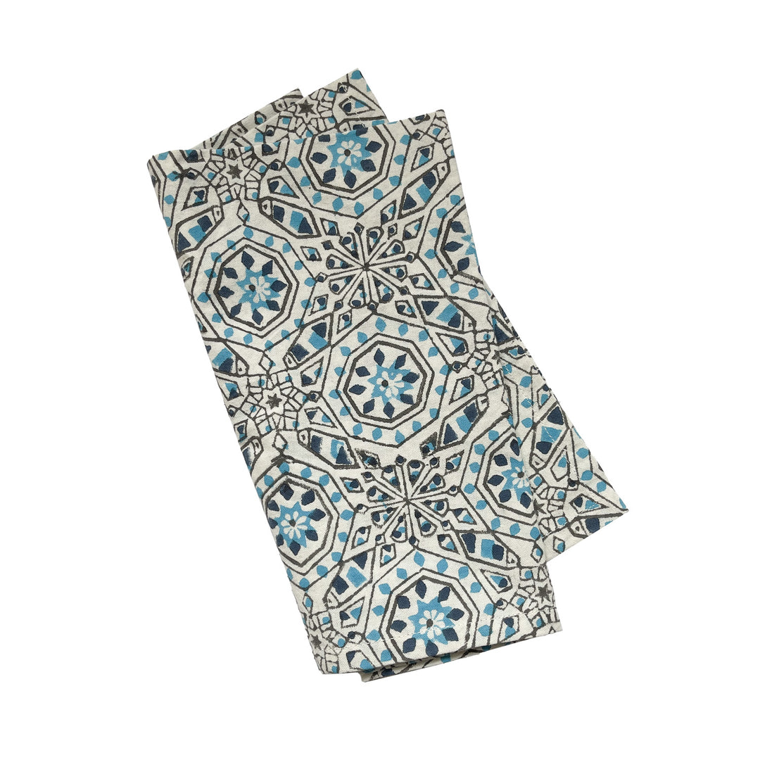 Mosaic Blues Napkin