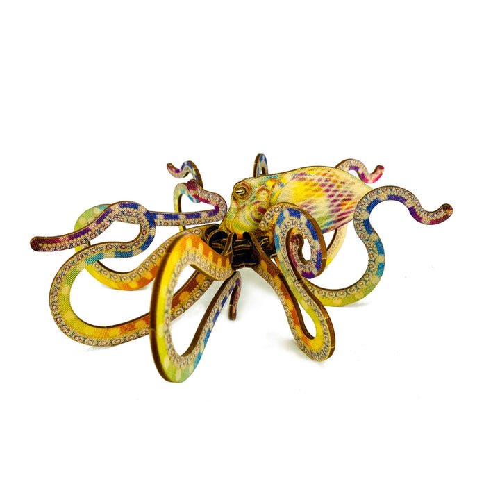 Rainbow Octopus Pop Out Figure