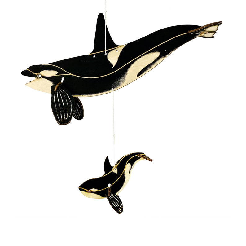 Orca Whale Family Pop Out Figure