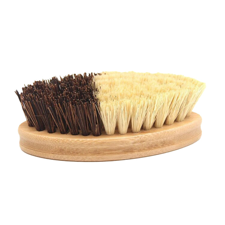 Oval Bamboo Scrub Brush