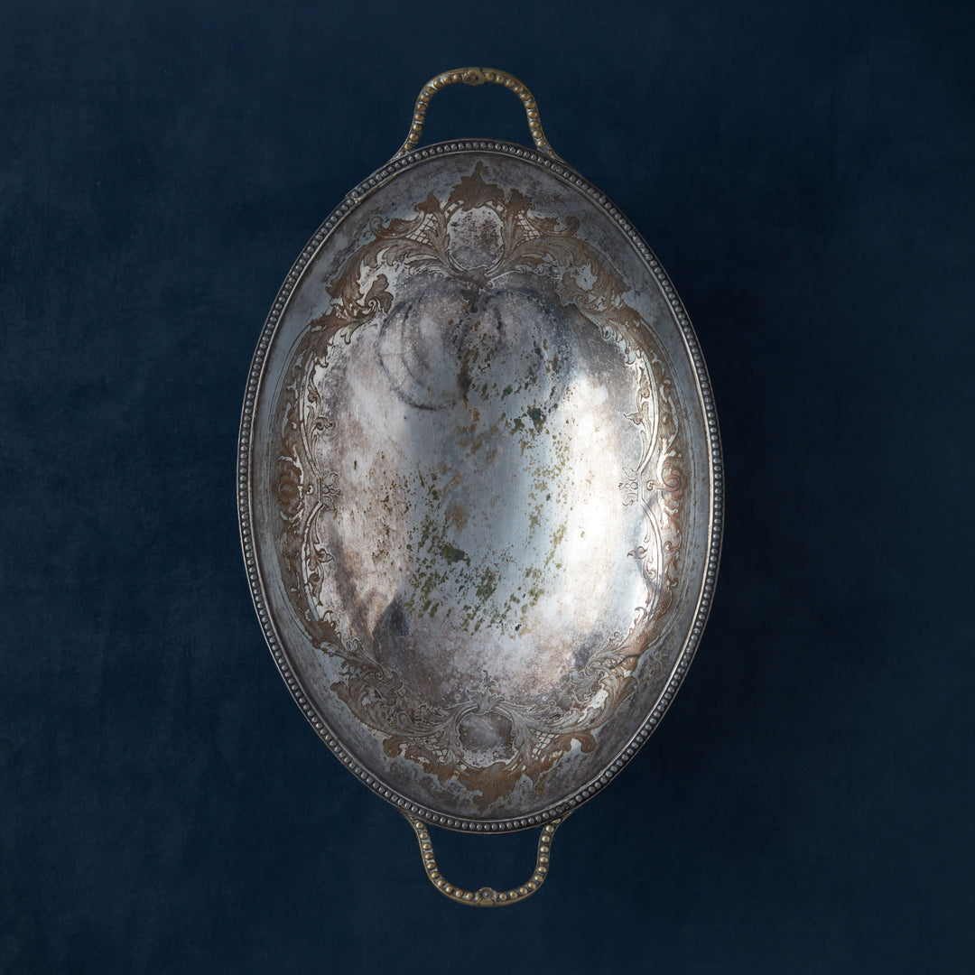 James Dixon & Sons, Sheffield England Footed server