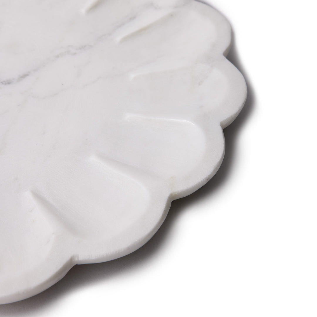 Small Marble Petal Tray