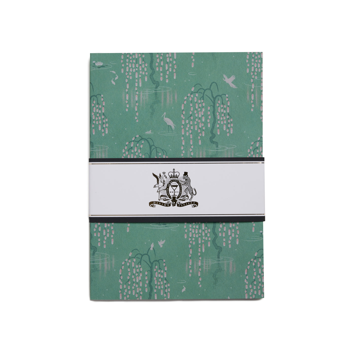 Divine Savages Notebook Kyoto Blossom in Willow Green