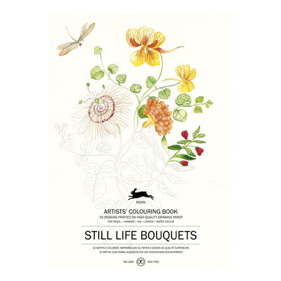 Still Life Bouquets Artists' Colouring Book