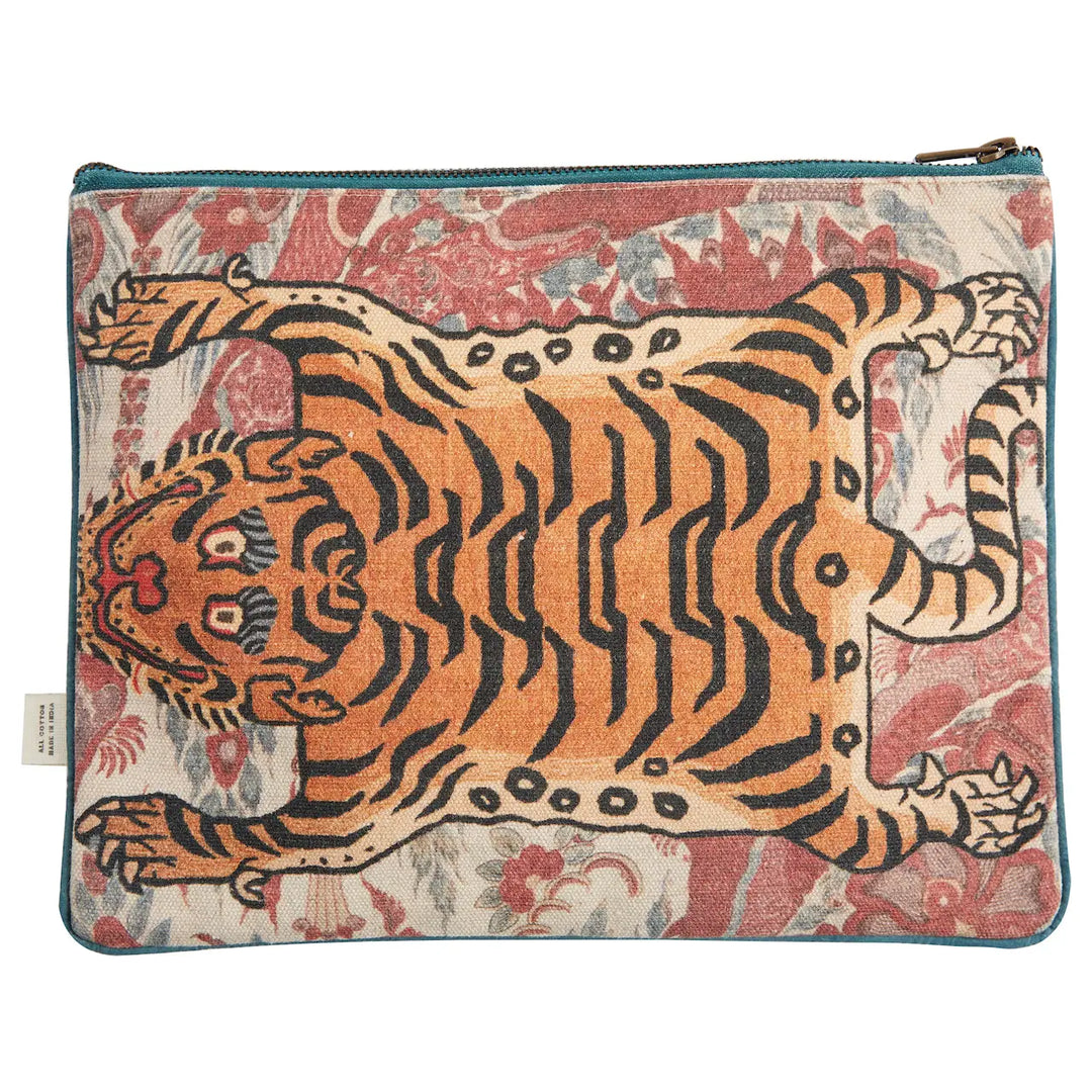 Tiger Canvas Pouch