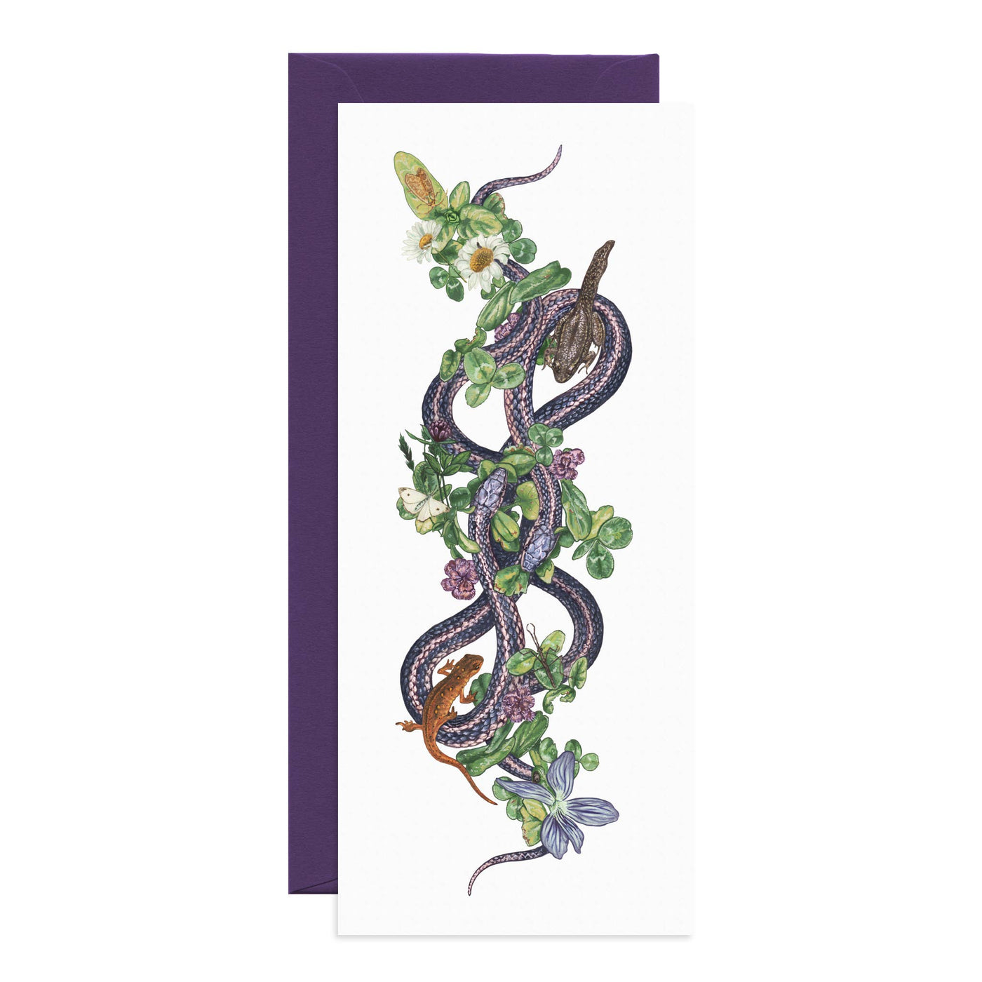 Familiars Purple Snake Card