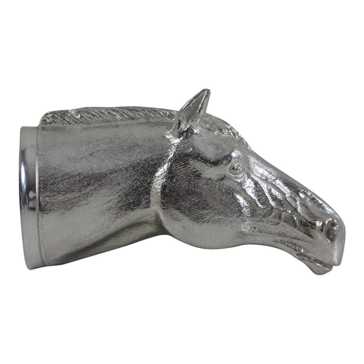 Pewter Horse Head Jigger