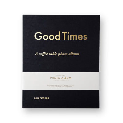 Photo Album: Good Times Black Cover Large