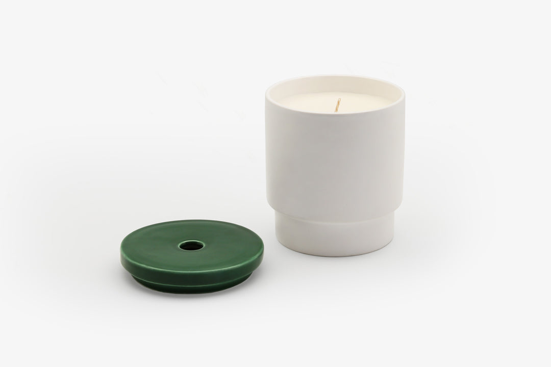 Night Space Dark Green Candle